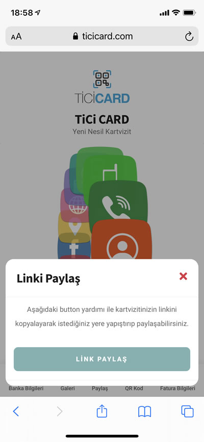 TiCiCARD Yeni Nesil Kartvizit